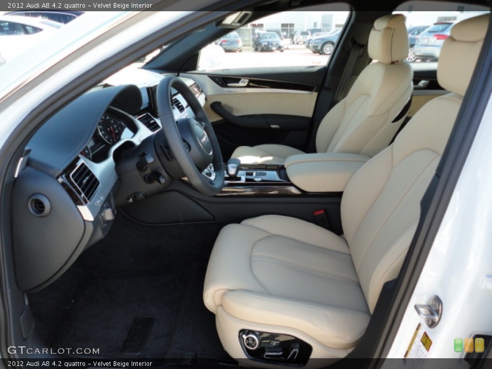 Velvet Beige Interior Photo for the 2012 Audi A8 4.2 quattro #59300791