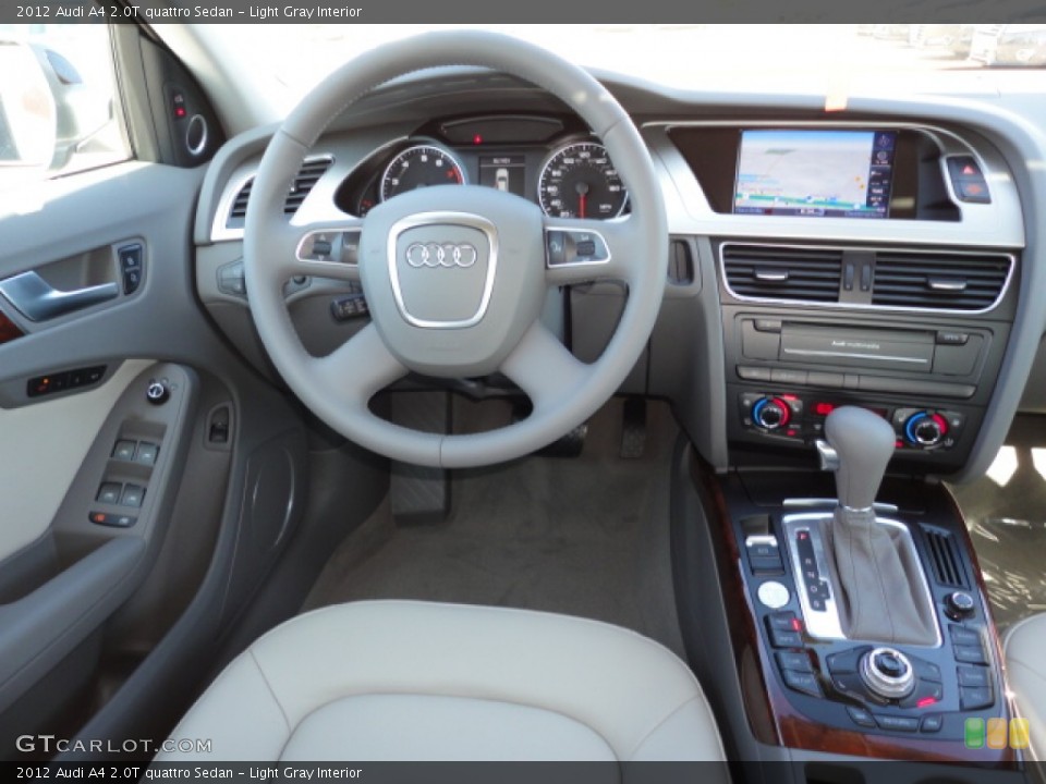 Light Gray Interior Dashboard for the 2012 Audi A4 2.0T quattro Sedan #59300894