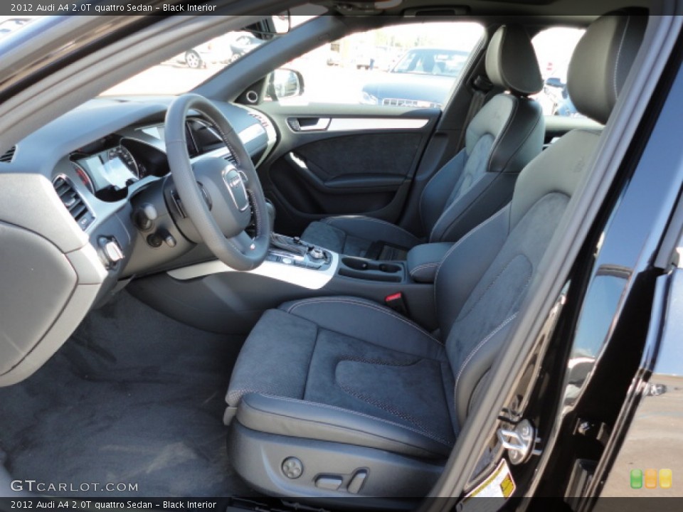 Black Interior Photo for the 2012 Audi A4 2.0T quattro Sedan #59301044