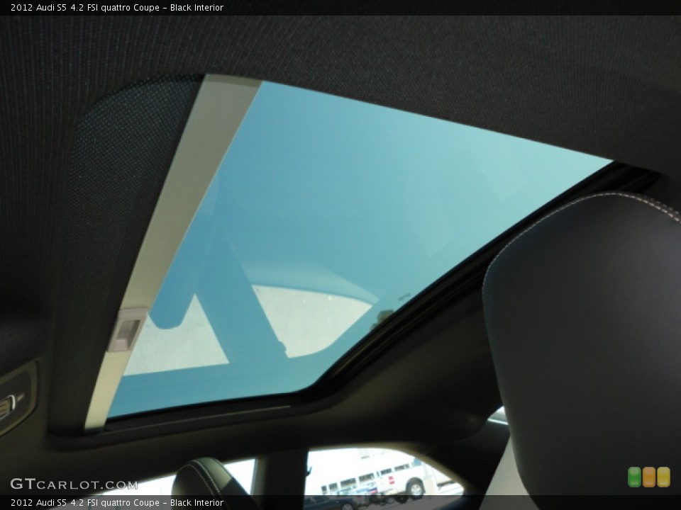 Black Interior Sunroof for the 2012 Audi S5 4.2 FSI quattro Coupe #59301155