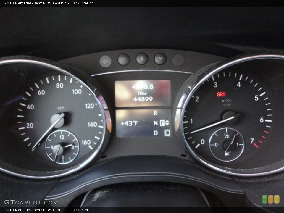 Black Interior Gauges for the 2010 Mercedes-Benz R 350 4Matic #59301578