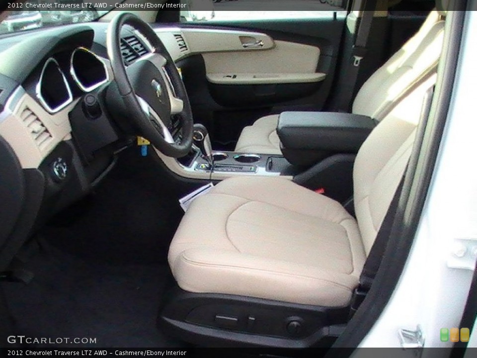 Cashmere/Ebony Interior Photo for the 2012 Chevrolet Traverse LTZ AWD #59302031