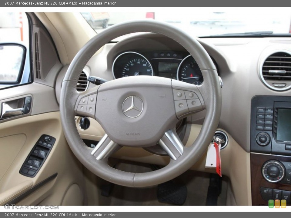 Macadamia Interior Steering Wheel for the 2007 Mercedes-Benz ML 320 CDI 4Matic #59303828
