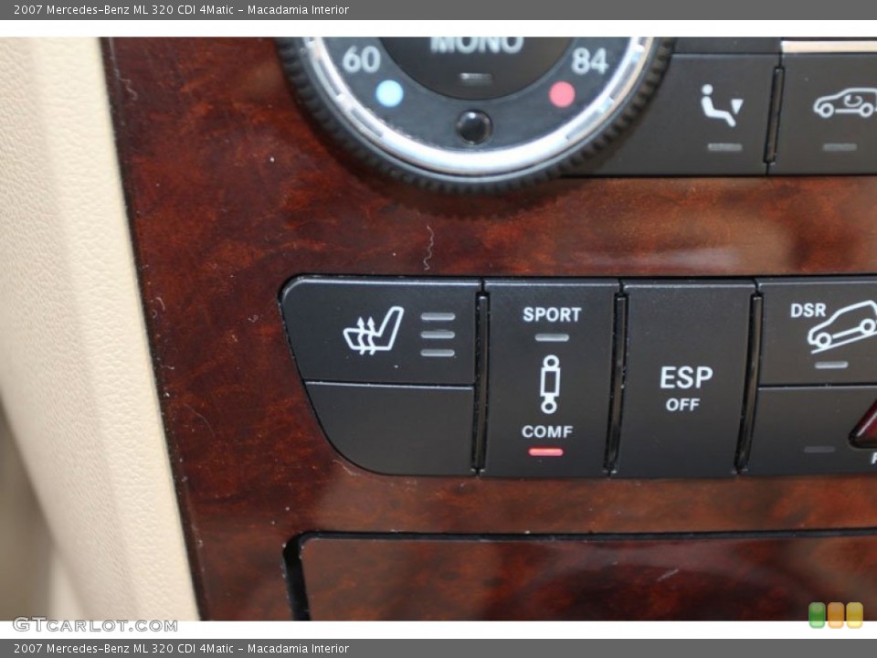 Macadamia Interior Controls for the 2007 Mercedes-Benz ML 320 CDI 4Matic #59303874