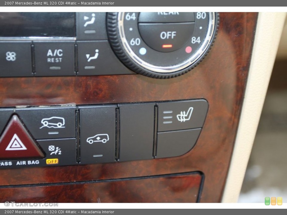 Macadamia Interior Controls for the 2007 Mercedes-Benz ML 320 CDI 4Matic #59303888