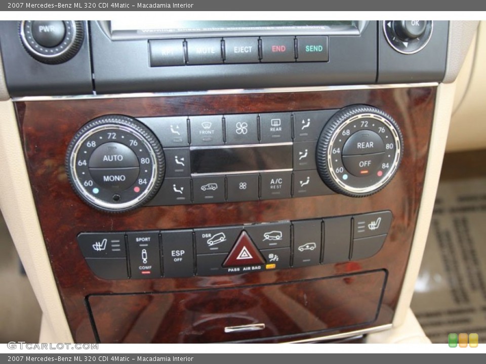 Macadamia Interior Controls for the 2007 Mercedes-Benz ML 320 CDI 4Matic #59303897