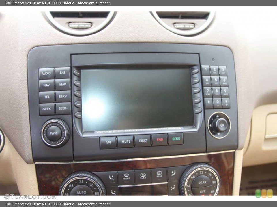 Macadamia Interior Controls for the 2007 Mercedes-Benz ML 320 CDI 4Matic #59303903