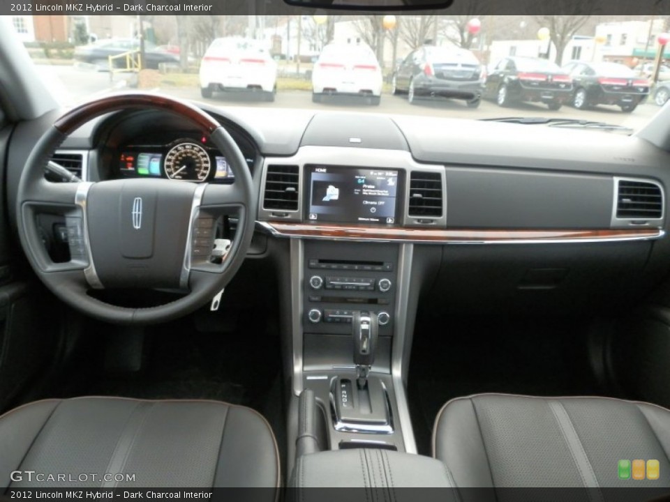 Dark Charcoal Interior Dashboard for the 2012 Lincoln MKZ Hybrid #59304950
