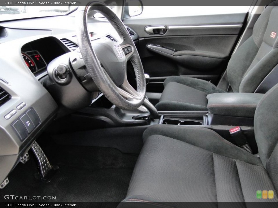 Black Interior Photo for the 2010 Honda Civic Si Sedan #59306120