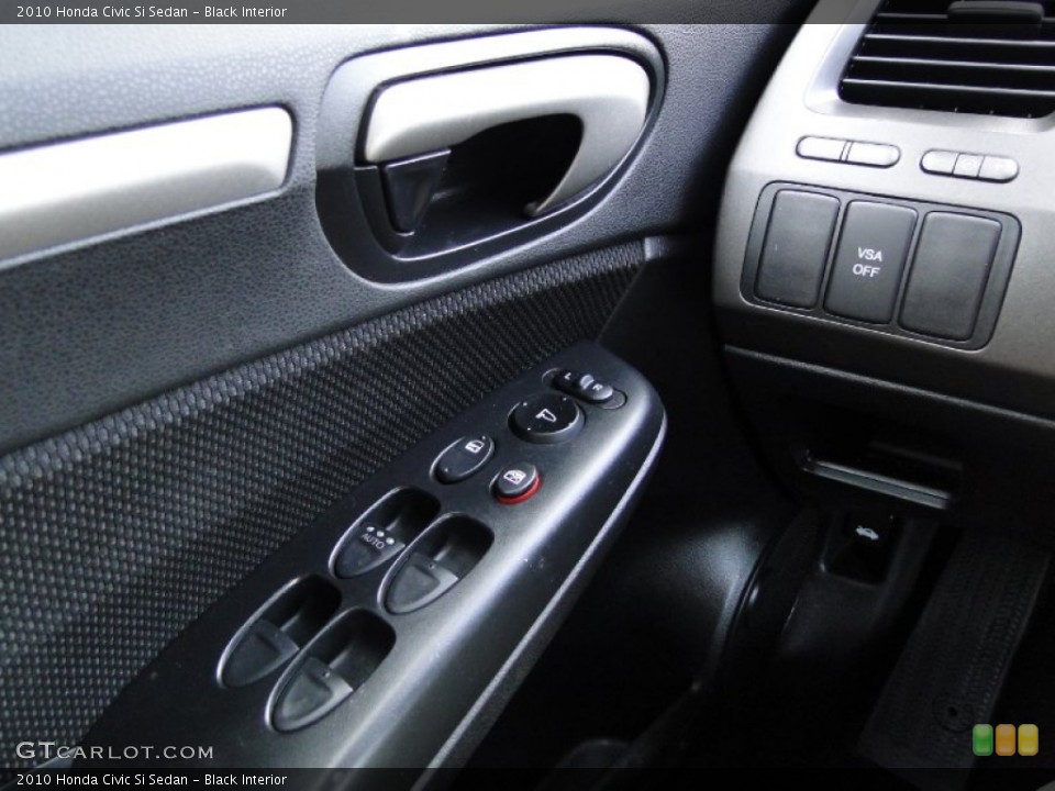Black Interior Controls for the 2010 Honda Civic Si Sedan #59306147