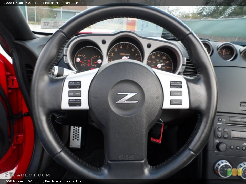 Charcoal Interior Steering Wheel for the 2008 Nissan 350Z Touring Roadster #59306605