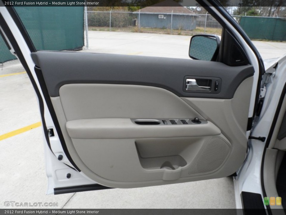 Medium Light Stone Interior Door Panel for the 2012 Ford Fusion Hybrid #59307908