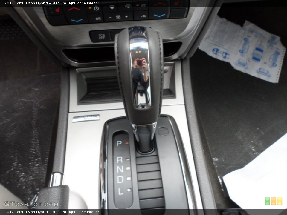 Medium Light Stone Interior Transmission for the 2012 Ford Fusion Hybrid #59307998