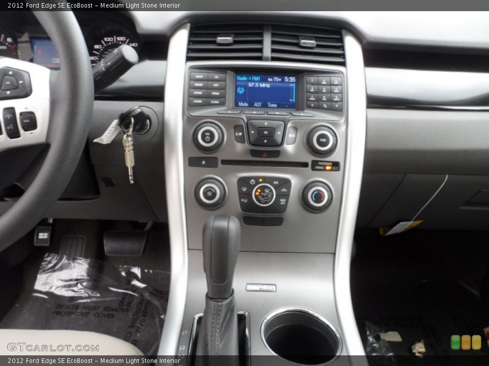 Medium Light Stone Interior Controls for the 2012 Ford Edge SE EcoBoost #59309396
