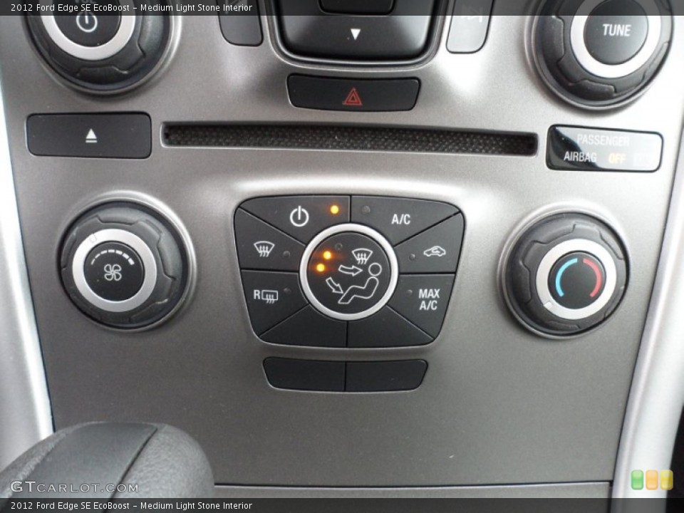 Medium Light Stone Interior Controls for the 2012 Ford Edge SE EcoBoost #59309414