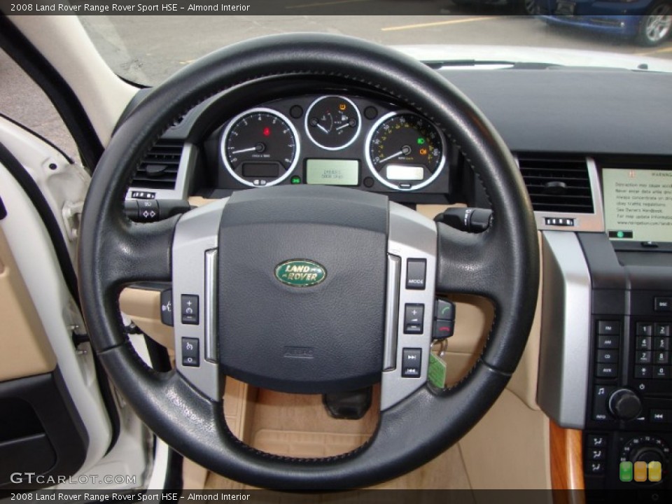 Almond Interior Steering Wheel for the 2008 Land Rover Range Rover Sport HSE #59310770