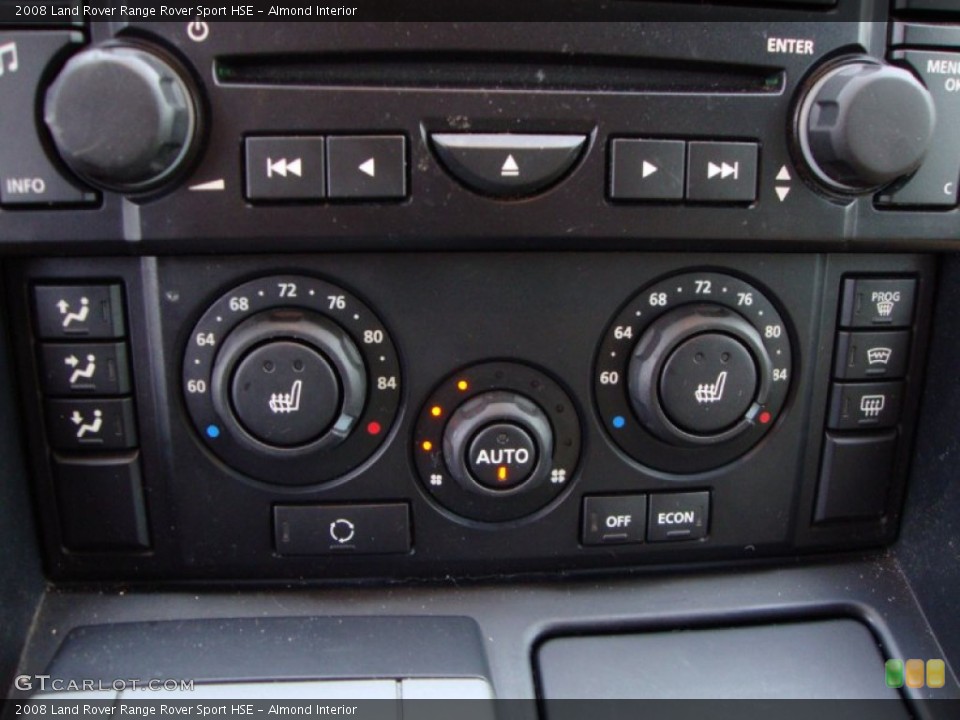 Almond Interior Controls for the 2008 Land Rover Range Rover Sport HSE #59310809