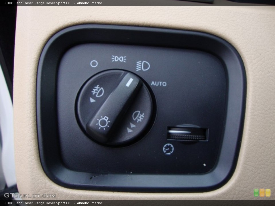 Almond Interior Controls for the 2008 Land Rover Range Rover Sport HSE #59310842