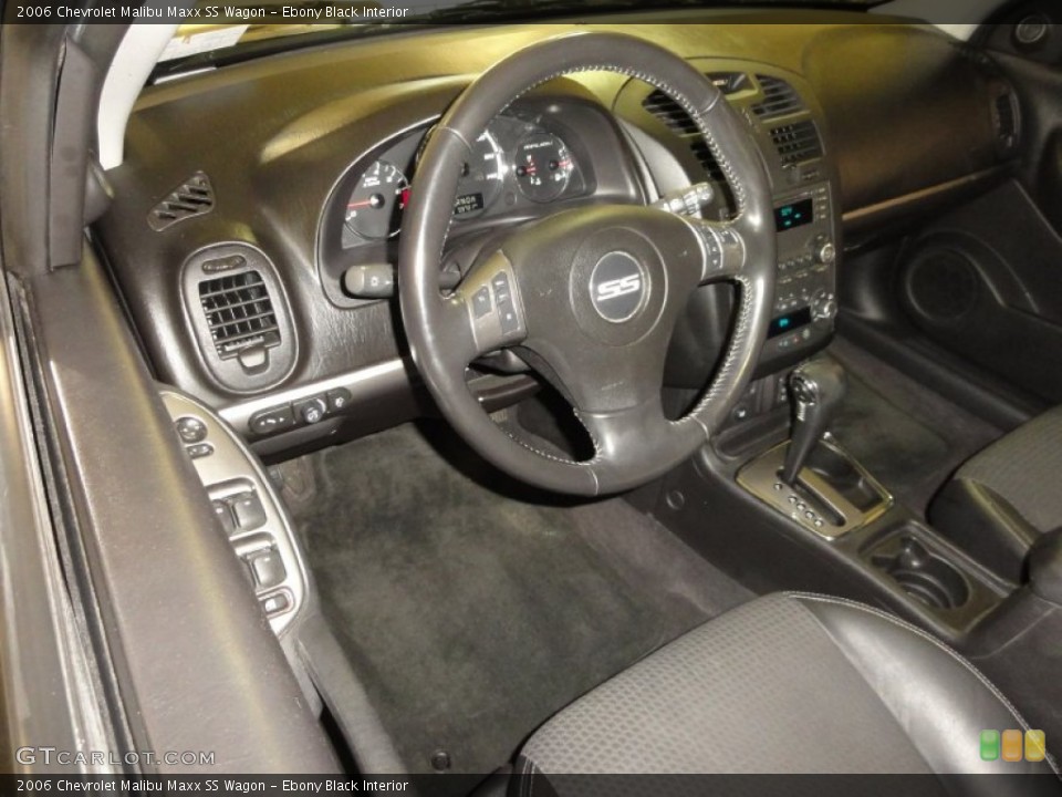 Ebony Black Interior Dashboard for the 2006 Chevrolet Malibu Maxx SS Wagon #59311226