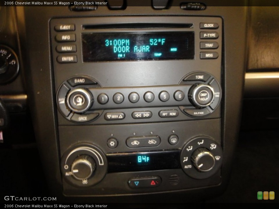 Ebony Black Interior Controls for the 2006 Chevrolet Malibu Maxx SS Wagon #59311352