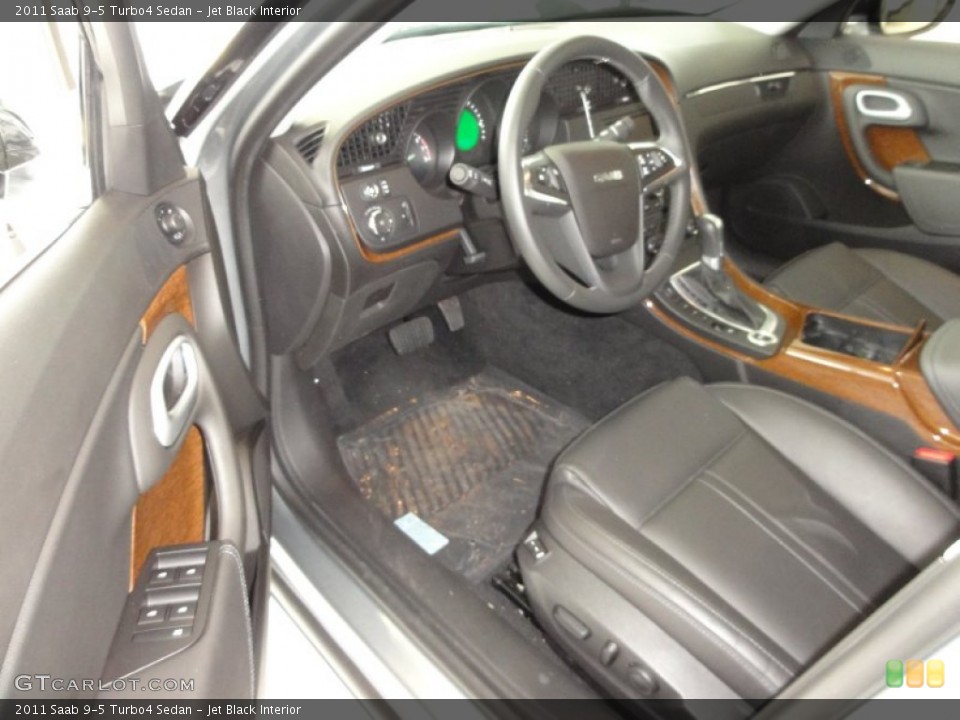 Jet Black Interior Photo for the 2011 Saab 9-5 Turbo4 Sedan #59311412