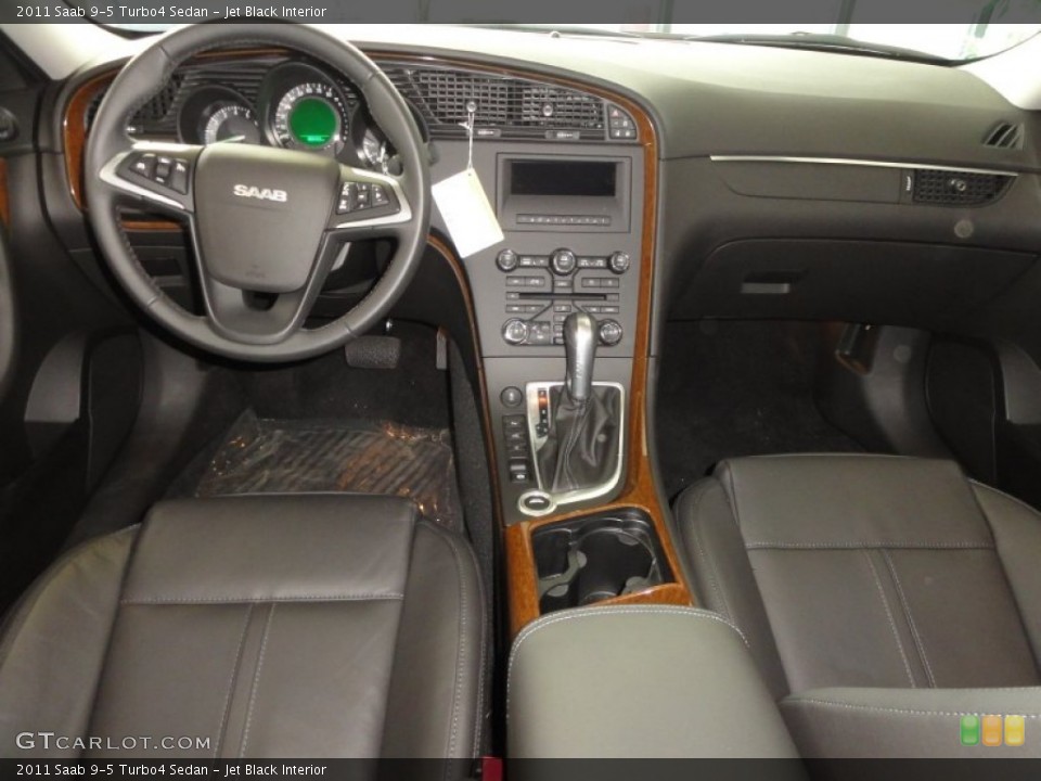 Jet Black Interior Dashboard for the 2011 Saab 9-5 Turbo4 Sedan #59311430