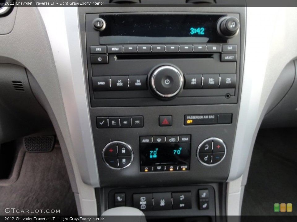 Light Gray/Ebony Interior Audio System for the 2012 Chevrolet Traverse LT #59311625