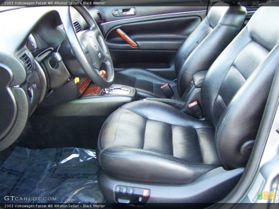 Black Interior Photo For The 2003 Volkswagen Passat W8