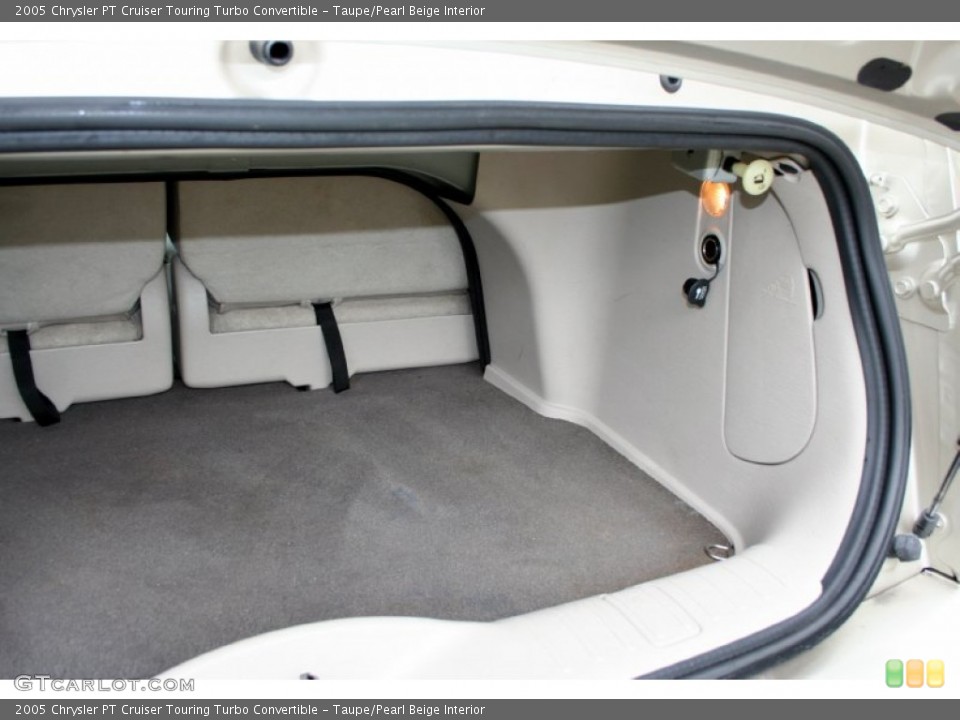 Taupe/Pearl Beige Interior Trunk for the 2005 Chrysler PT Cruiser Touring Turbo Convertible #59312501