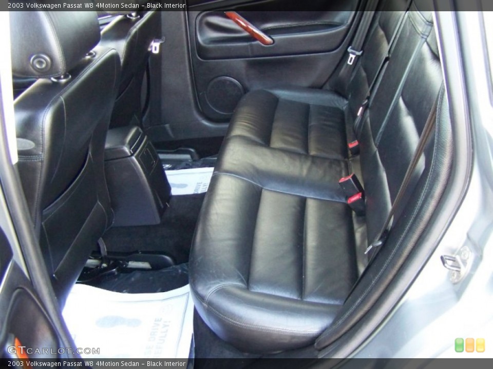 Black Interior Photo for the 2003 Volkswagen Passat W8 4Motion Sedan #59312594