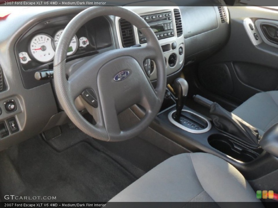 Medium/Dark Flint Interior Prime Interior for the 2007 Ford Escape XLT V6 4WD #59312969