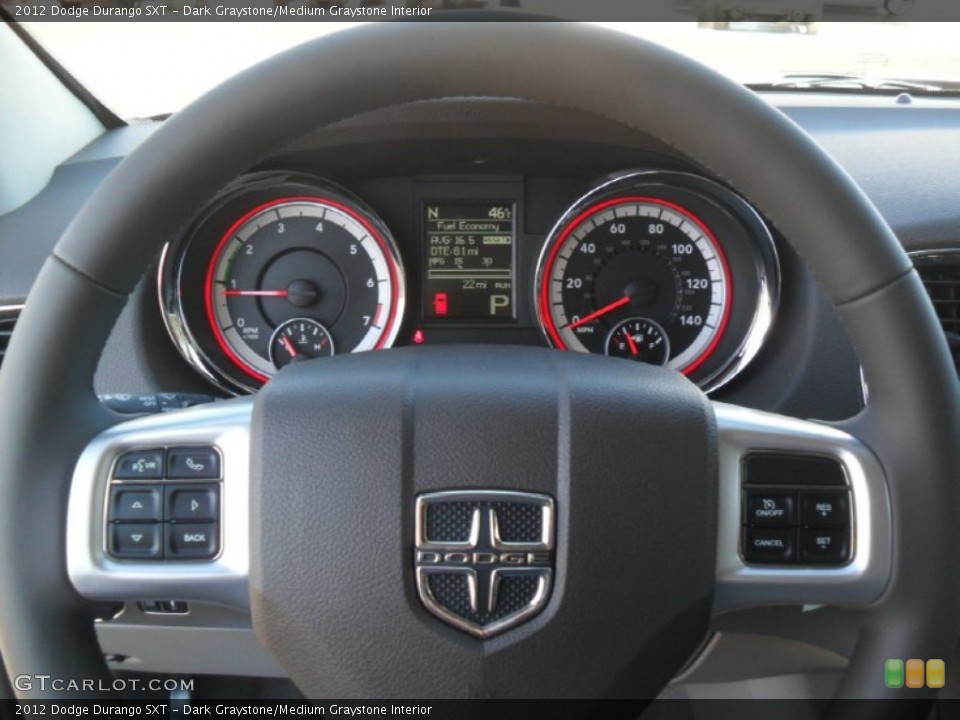 Dark Graystone/Medium Graystone Interior Steering Wheel for the 2012 Dodge Durango SXT #59317187
