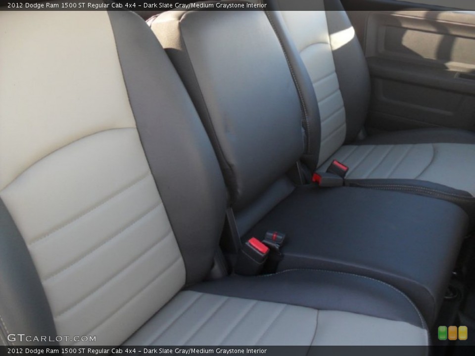 Dark Slate Gray/Medium Graystone Interior Photo for the 2012 Dodge Ram 1500 ST Regular Cab 4x4 #59318297