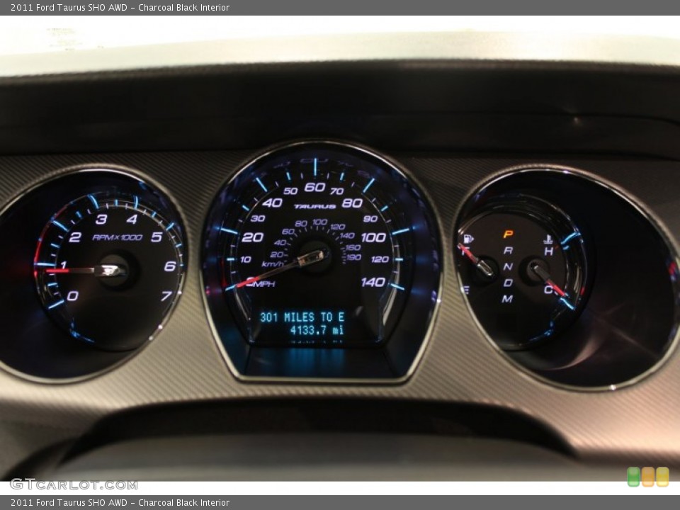 Charcoal Black Interior Gauges for the 2011 Ford Taurus SHO AWD #59318537
