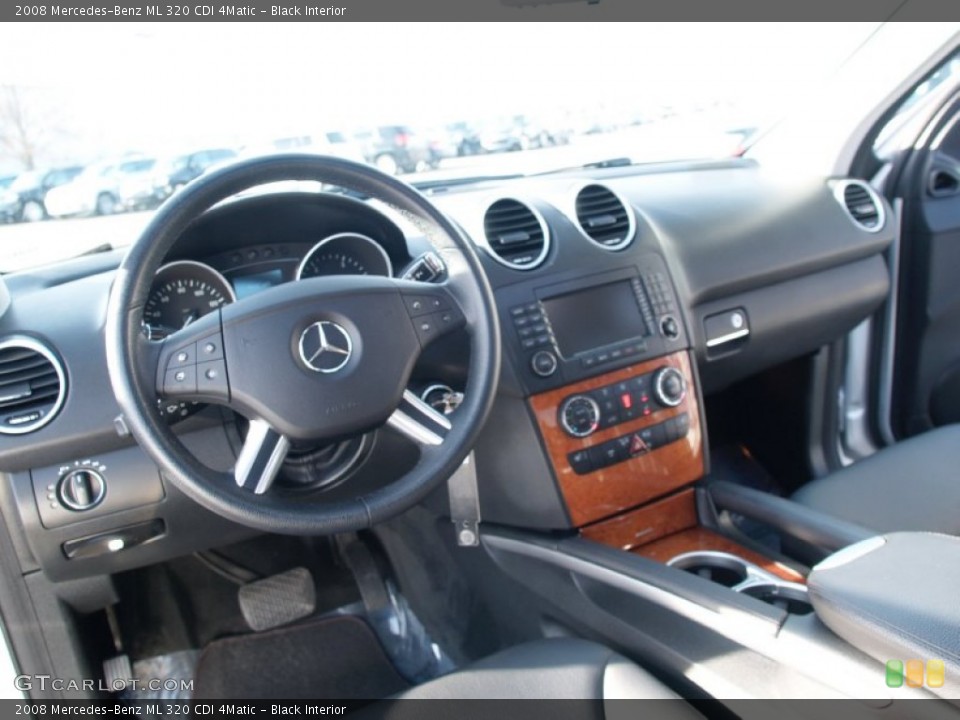 Black Interior Dashboard for the 2008 Mercedes-Benz ML 320 CDI 4Matic #59320314