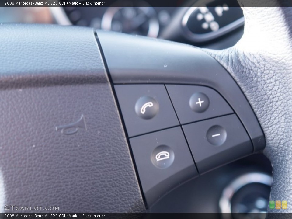Black Interior Controls for the 2008 Mercedes-Benz ML 320 CDI 4Matic #59320384