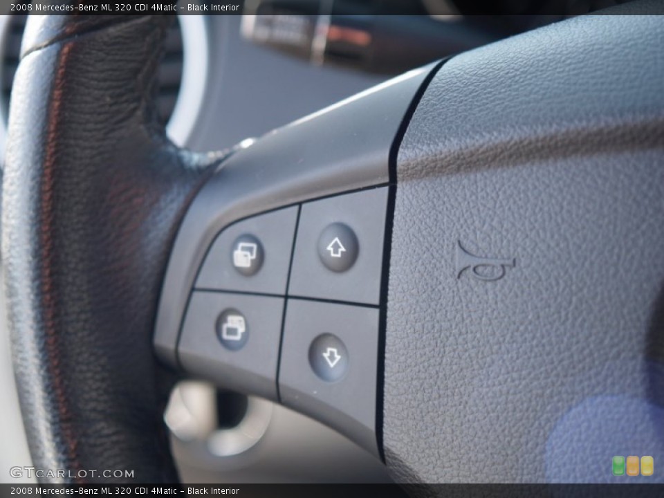 Black Interior Controls for the 2008 Mercedes-Benz ML 320 CDI 4Matic #59320395