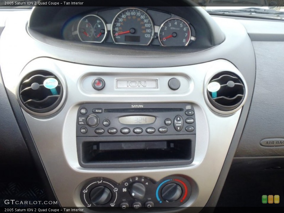 Tan Interior Controls for the 2005 Saturn ION 2 Quad Coupe #59321150