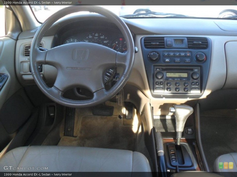 Ivory Interior Dashboard for the 1999 Honda Accord EX-L Sedan #59321325