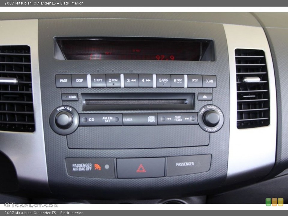 Black Interior Audio System for the 2007 Mitsubishi Outlander ES #59324684