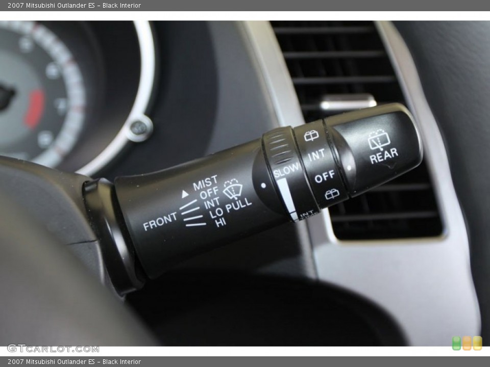 Black Interior Controls for the 2007 Mitsubishi Outlander ES #59324714
