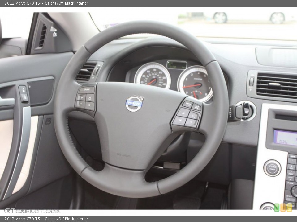 Calcite/Off Black Interior Steering Wheel for the 2012 Volvo C70 T5 #59327672