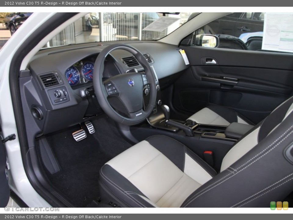 R Design Off Black/Calcite Interior Photo for the 2012 Volvo C30 T5 R-Design #59327917
