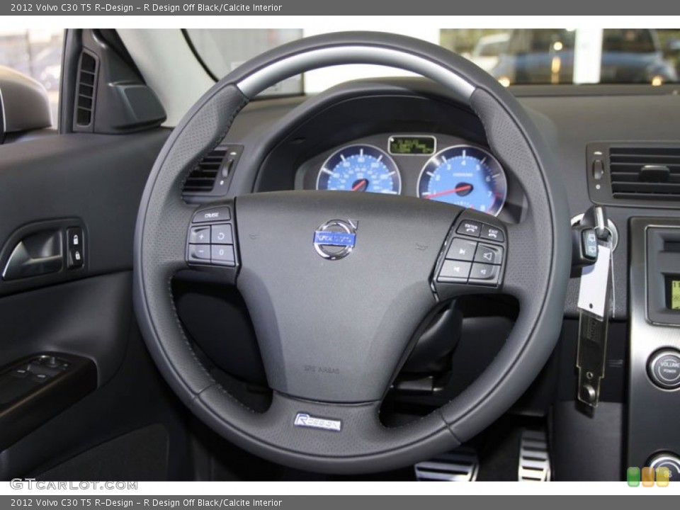 R Design Off Black/Calcite Interior Steering Wheel for the 2012 Volvo C30 T5 R-Design #59328011