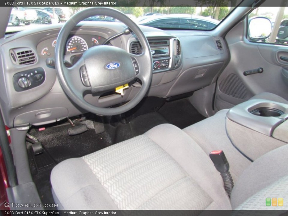 Medium Graphite Grey Interior Prime Interior for the 2003 Ford F150 STX SuperCab #59328869