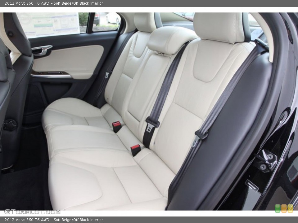 Soft Beige/Off Black Interior Photo for the 2012 Volvo S60 T6 AWD #59329268