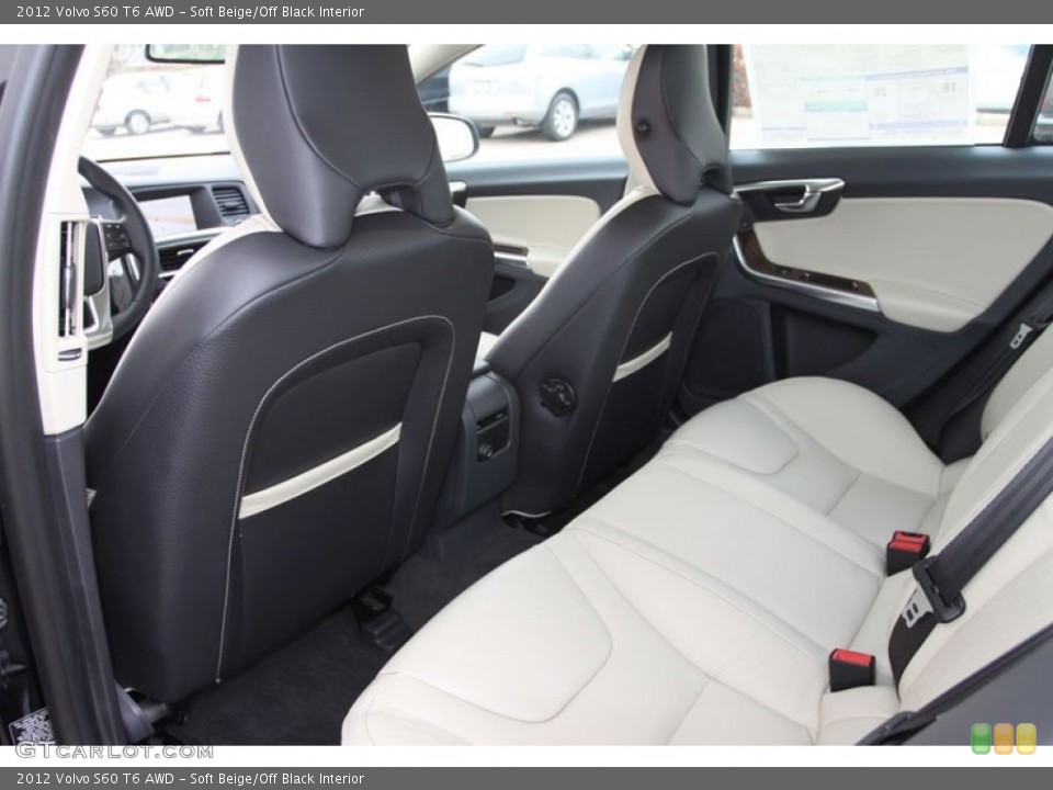 Soft Beige/Off Black Interior Photo for the 2012 Volvo S60 T6 AWD #59329355