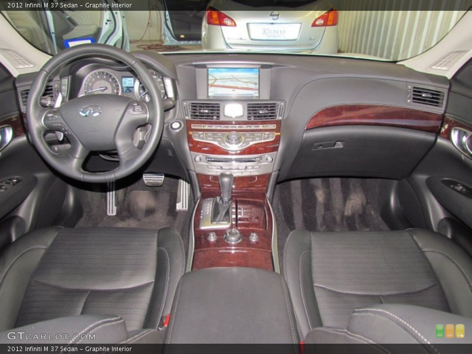 Graphite Interior Dashboard for the 2012 Infiniti M 37 Sedan #59329895