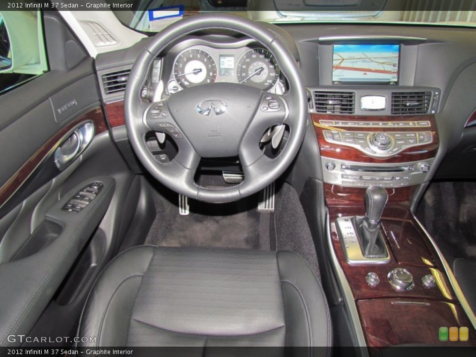 Graphite Interior Dashboard for the 2012 Infiniti M 37 Sedan #59329904