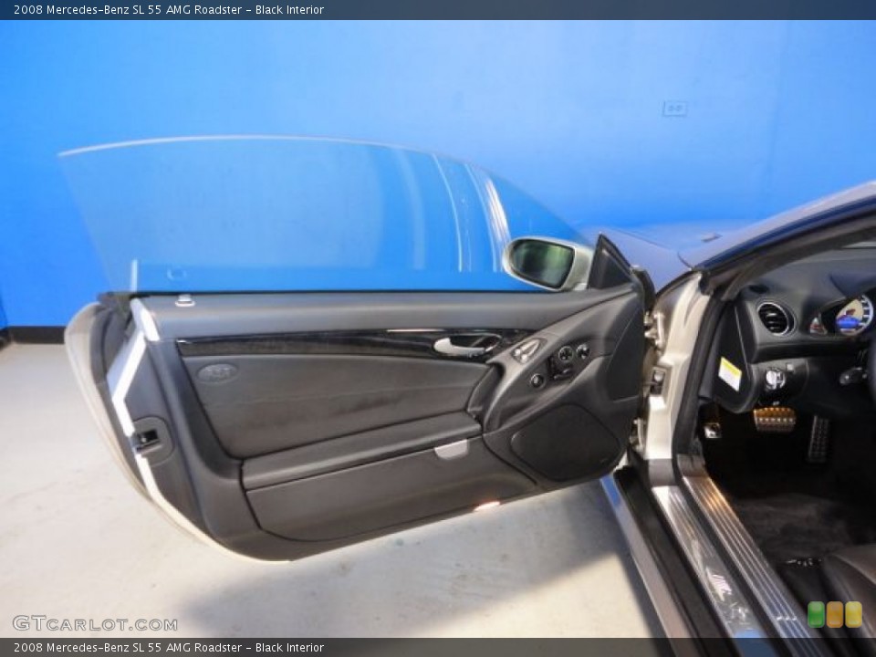 Black Interior Door Panel for the 2008 Mercedes-Benz SL 55 AMG Roadster #59333380